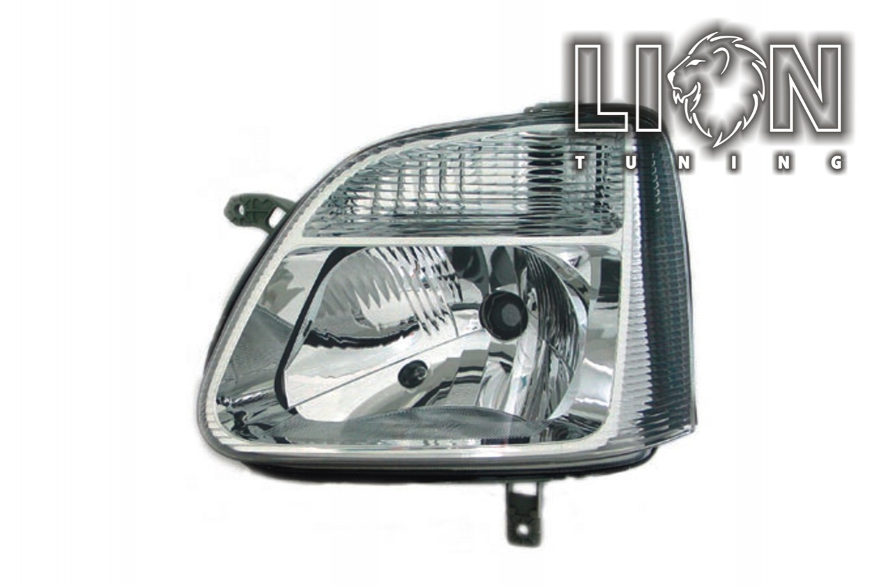 Halogen, Abblendlicht und Fernlicht H4, elektrisch verstellbar - Stellmotor wird vom Original übernommen, inkl. Verschlusskappe und Lampenträger, ohne Leuchtmittel, Standard Ausführung, Eintragungsfrei / mit E-Prüfzeichen