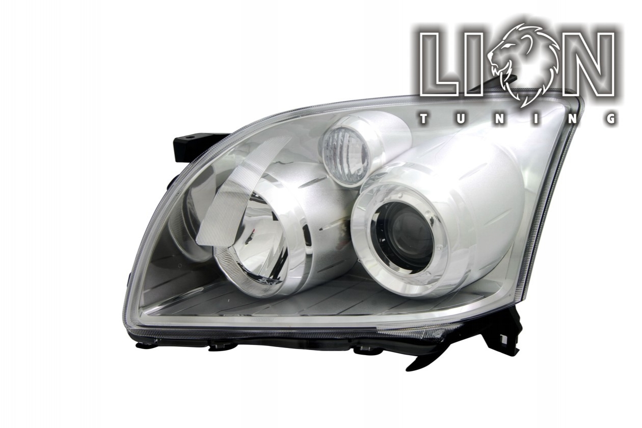 Halogen, Abblendlicht H7 / Fernlicht H1, elektrisch verstellbar - Stellmotor integriert, inkl. Verschlusskappe und Lampenträger, ohne Leuchtmittel, Eintragungsfrei / mit E-Prüfzeichen