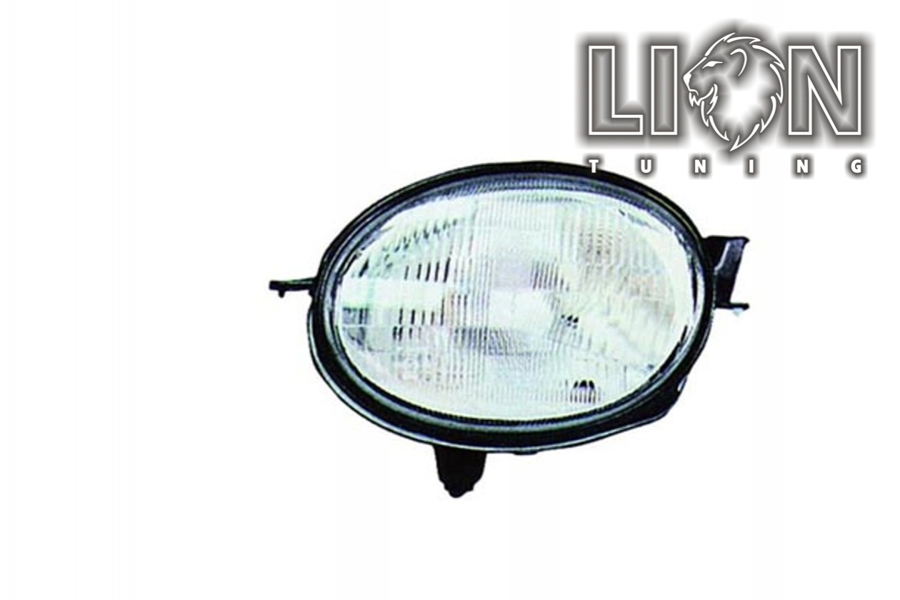 Halogen, nur passend für Koito, Abblendlicht und Fernlicht H4, elektrisch verstellbar - Stellmotor wird vom Original übernommen, inkl. Verschlusskappe und Lampenträger (PL), ohne Leuchtmittel, Eintragungsfrei / mit E-Prüfzeichen