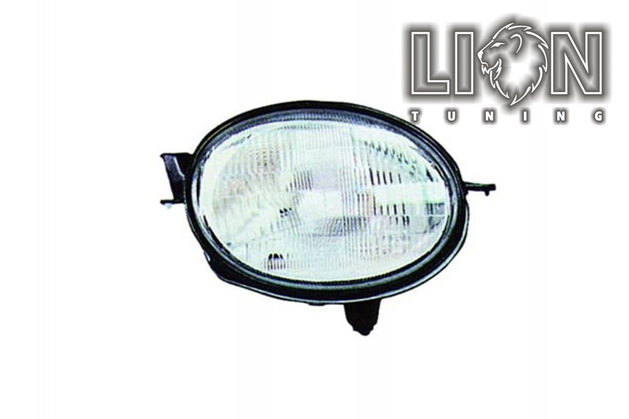 Halogen, nur passend für Koito, Abblendlicht und Fernlicht H4, elektrisch verstellbar - Stellmotor wird vom Original übernommen, inkl. Verschlusskappe und Lampenträger (PL), ohne Leuchtmittel, Eintragungsfrei / mit E-Prüfzeichen