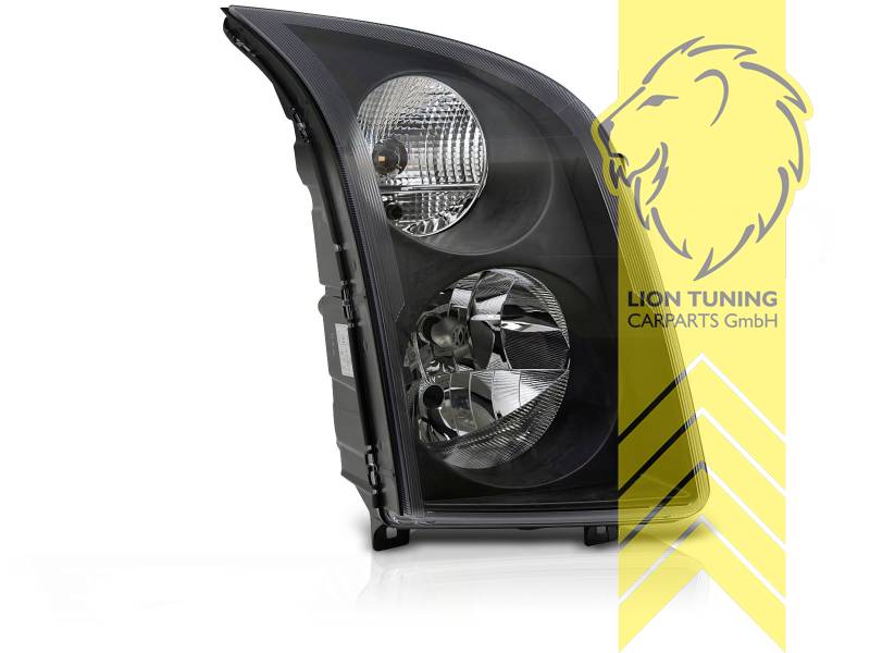 Halogen, Abblendlicht H7 / Fernlicht H7, elektrisch verstellbar - Stellmotor integriert, inkl. Verschlusskappe und Lampenträger, ohne Leuchtmittel, Standard Ausführung, Eintragungsfrei / mit E-Prüfzeichen