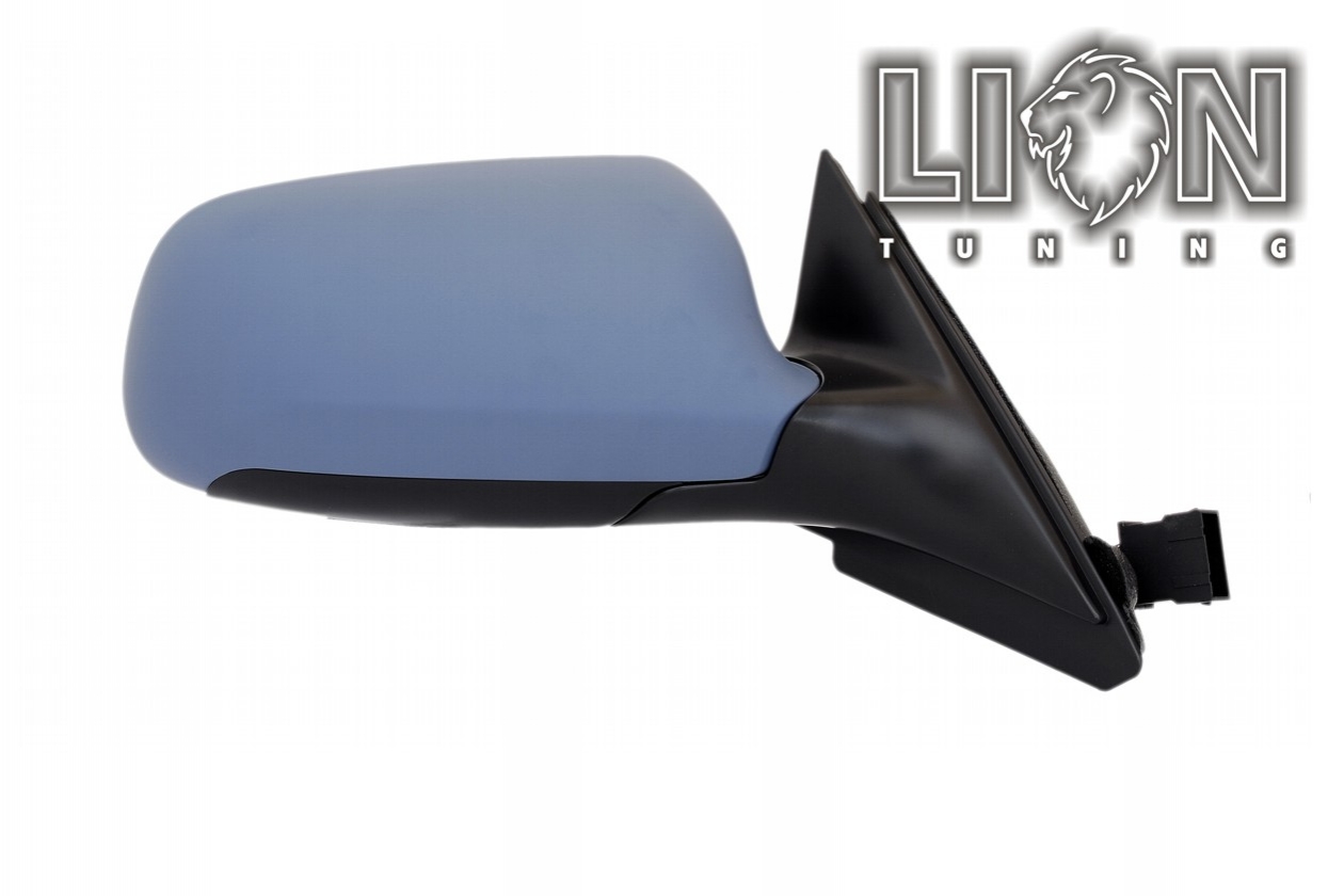 Beheizbar, Elektrisch, grau, nur passend für 3-Türer, grundiert, blau convex, Eintragungsfrei / keine Eintragung nötig