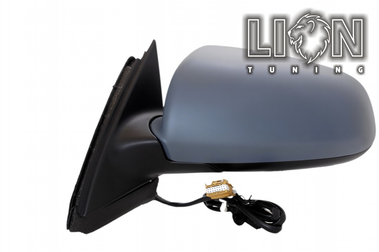 Beheizbar, Elektrisch einklappbar, Elektrisch, grau, grundiert, asphärisch, Eintragungsfrei / keine Eintragung nötig