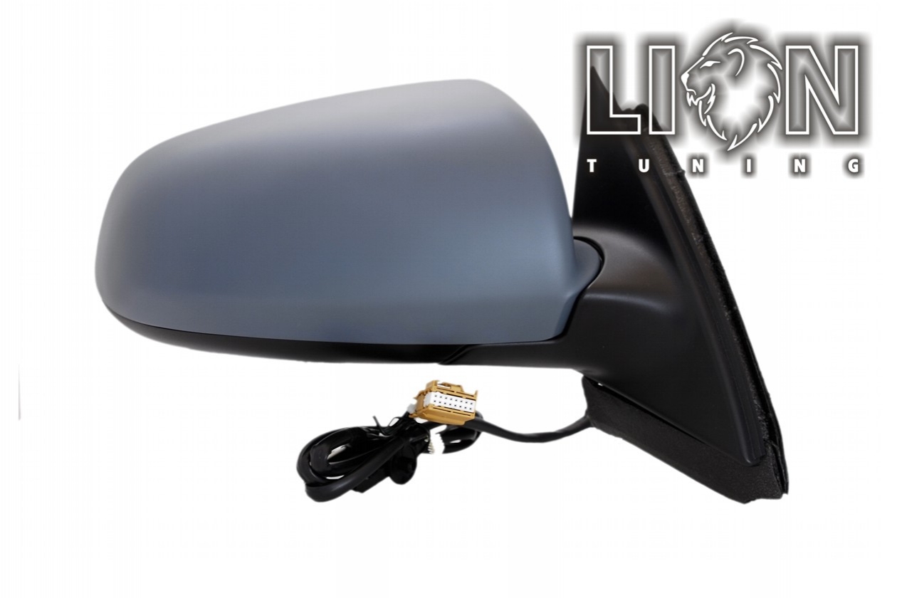 Beheizbar, Elektrisch, grau, grundiert, convex, Eintragungsfrei / keine Eintragung nötig