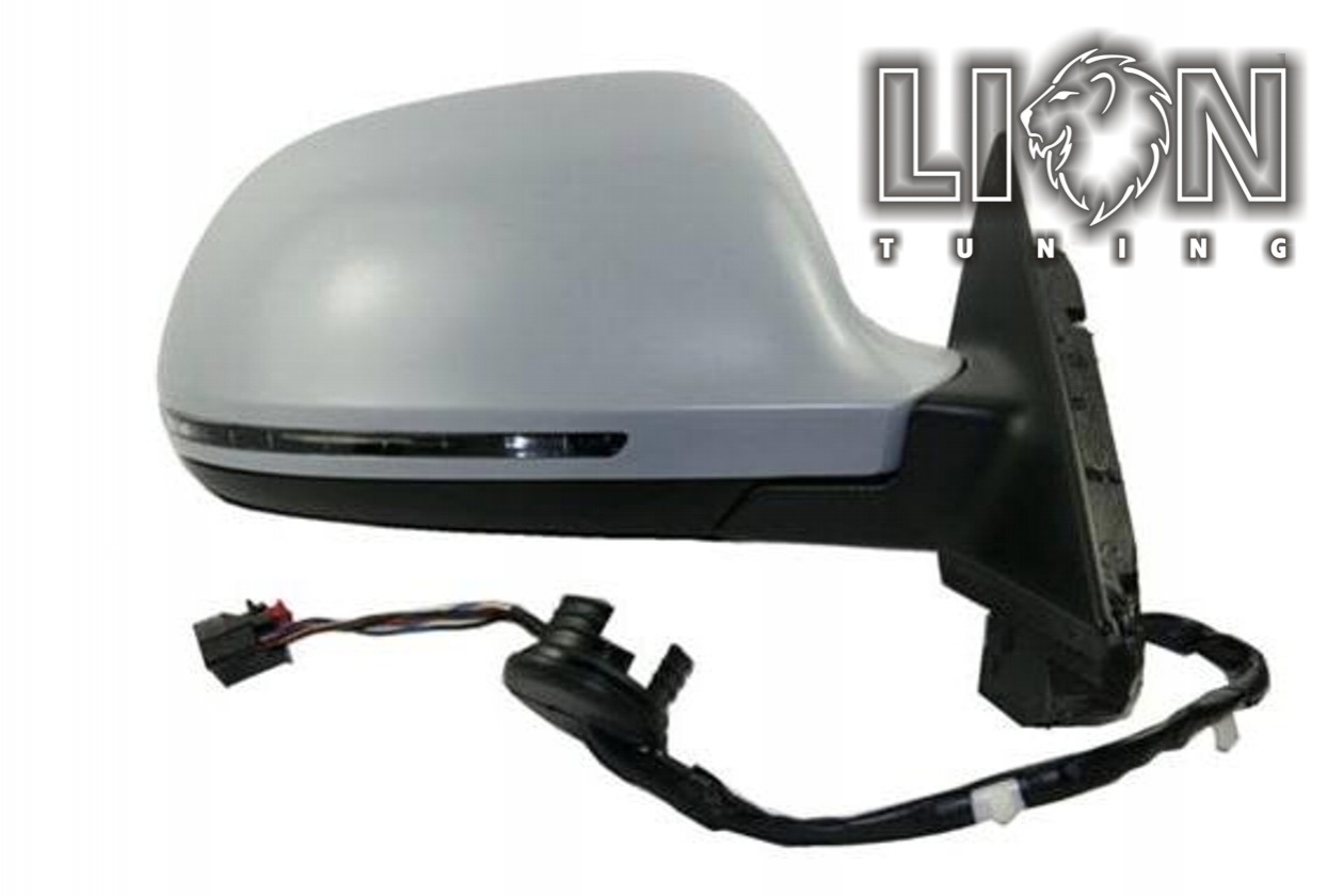 Beheizbar, mit Blinkleuchte, Elektrisch, grau, grundiert, convex, Eintragungsfrei / keine Eintragung nötig