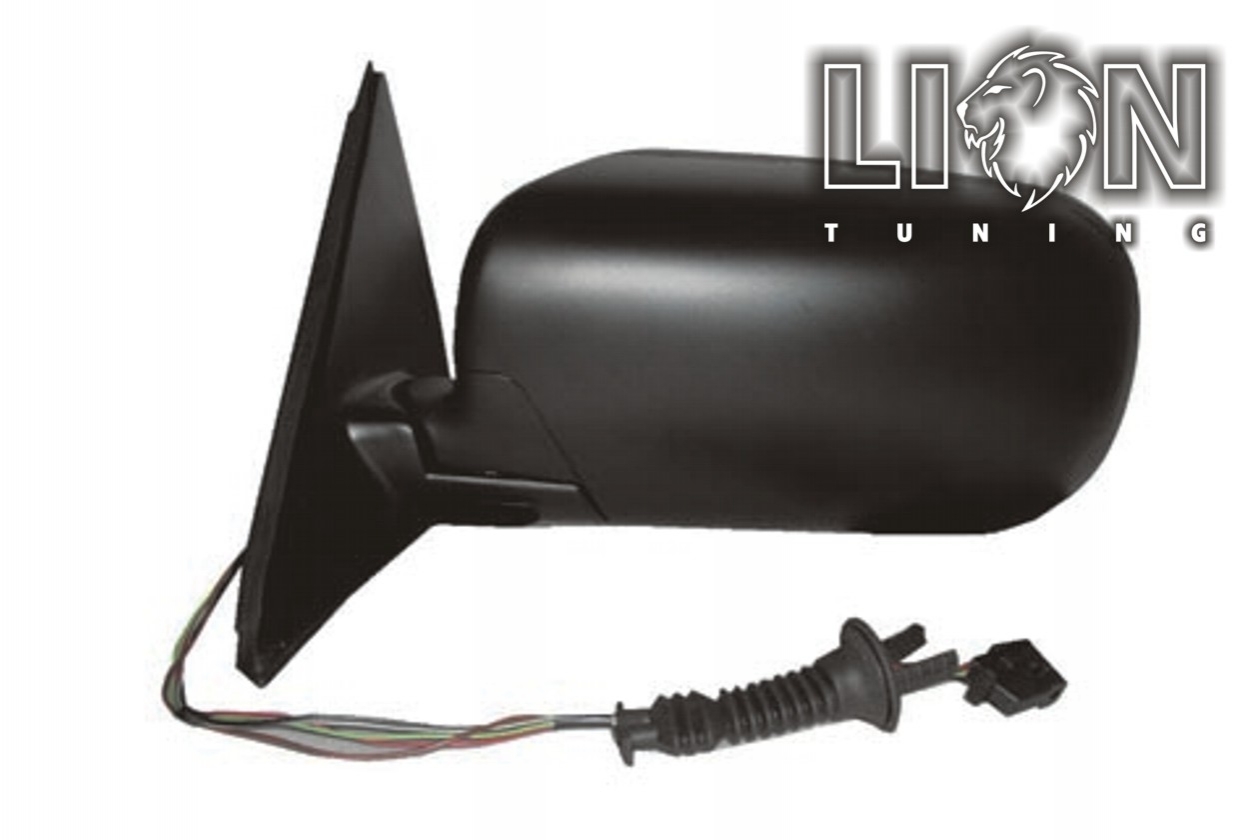 Beheizbar, Elektrisch einklappbar, Elektrisch, schwarz, Glas Länge 16,7cm, blau asphärisch, Eintragungsfrei / keine Eintragung nötig