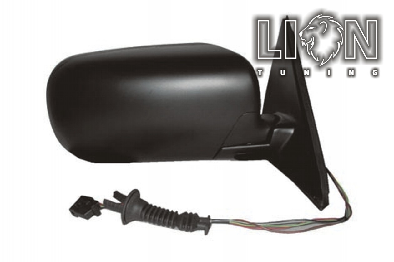 Beheizbar, Elektrisch einklappbar, Elektrisch, schwarz, Glas Länge 16,7cm, blau asphärisch, Eintragungsfrei / keine Eintragung nötig