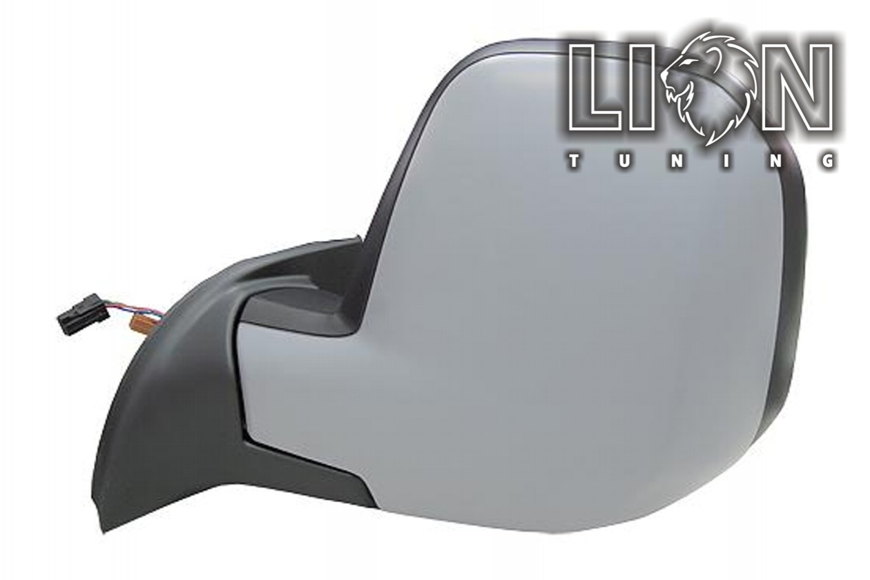 Beheizbar, Elektrisch, grau, grundiert, convex, Eintragungsfrei / keine Eintragung nötig