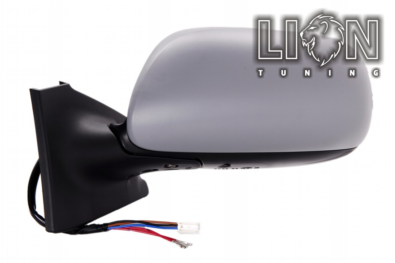 Beheizbar, Elektrisch, grau, grundiert, convex, Eintragungsfrei / keine Eintragung nötig