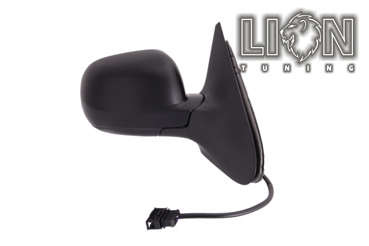 Beheizbar, Elektrisch, grau, schwarz lackierfähig / vorgrundierte Spiegelkappe, kleines Spiegelgehäuse, grundiert, convex, Eintragungsfrei / keine Eintragung nötig