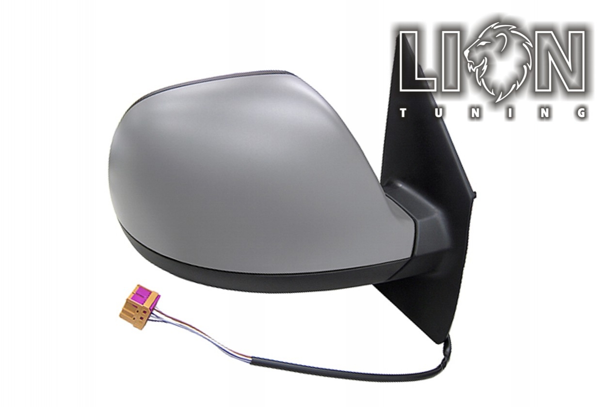 Beheizbar, Elektrisch, grau, grundiert, convex, Eintragungsfrei / keine Eintragung nötig