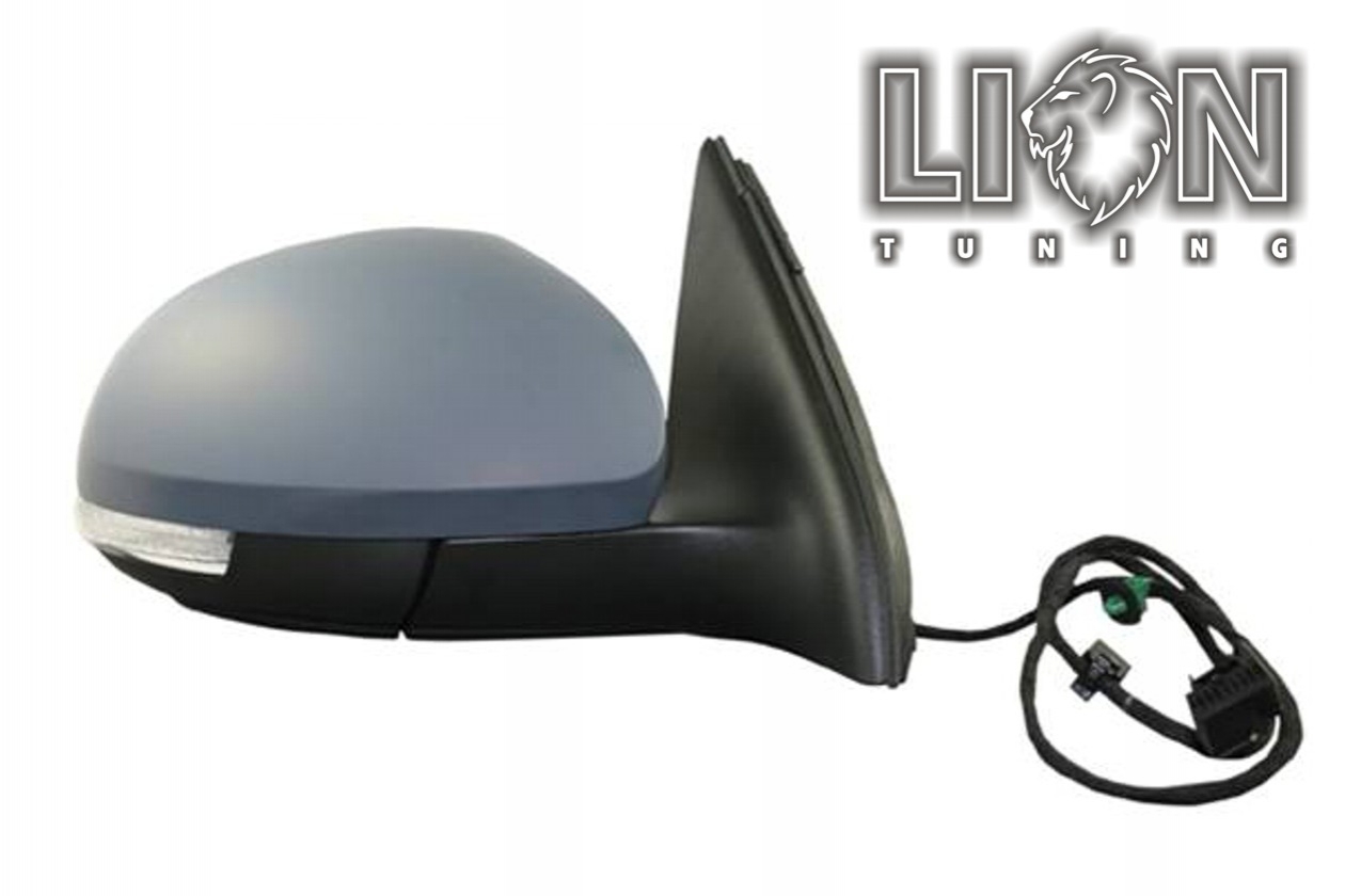 Beheizbar, mit Blinkleuchte, Elektrisch, grau, grundiert, convex, Eintragungsfrei / keine Eintragung nötig