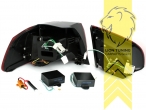 LED, schwarz, rot, Blinkerbirnen BAU15S, Eintragungsfrei / mit E-Prüfzeichen