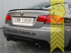 links und rechts, passend für unsere Artikelnummer 7108 und 7109, auch passend für die original E92 / E93 M-Paket Stoßstange, PP Kunststoff, schwarz - lackierfähig, Eintragungsfrei / als Ersatzteil verwendbar