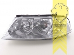 Halogen, chrom, gelb Halogen, Abblendlicht H7 / Fernlicht H7, Blinkerbirnen BAU15S, elektrisch verstellbar - Stellmotor wird vom Original übernommen, Eintragungsfrei / mit E-Prüfzeichen