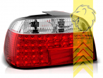 LED, rot, weiss, chrom, Blinkerbirnen BAU15S, Eintragungsfrei / mit E-Prüfzeichen