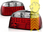 LED, rot, weiss, chrom, Blinkerbirnen BAU15S, Eintragungsfrei / mit E-Prüfzeichen