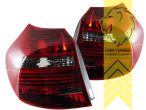 Halogen, rot, schwarz, für Fahrzeuge mit Original Xenon, Blinkerbirnen BAU15S, Eintragungsfrei / mit E-Prüfzeichen