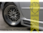 carbon Optik, ABS Kunststoff, schwarz - lackierfähig, Eintragungsfrei / mit ABE