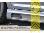 carbon Optik, ABS Kunststoff, schwarz - lackierfähig, Eintragungsfrei / mit ABE