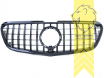 Original Mercedes Emblem wird übernommen, schwarz glänzend, ABS Kunststoff, Eintragungsfrei / als Ersatzteil verwendbar