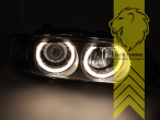 Xenon, HID, schwarz, gelb Halogen, für Fahrzeuge mit Original Xenon, Abblendlicht D2S / Fernlicht H7, Blinkerbirnen BAU15S, elektrisch verstellbar - Stellmotor integriert, Eintragungsfrei / mit E-Prüfzeichen
