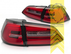 LED, dynamischer LED Blinker, rot, weiss, nur für Fahrzeuge mit werksseitig verbauten HALOGEN Rückleuchten, Eintragungsfrei / mit E-Prüfzeichen