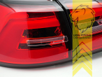 LED, dynamischer LED Blinker, rot, weiss, nur für Fahrzeuge mit werksseitig verbauten LED Rückleuchten, Eintragungsfrei / mit E-Prüfzeichen