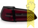 dynamischer LED Blinker, LED, schwarz, rot, nur für Fahrzeuge mit werksseitig verbauten LED Rückleuchten, Eintragungsfrei / mit E-Prüfzeichen