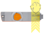 Halogen, orange, nur passend für GL Stoßstange (große Stoßstange), Blinkerbirnen BAU15S, Eintragungsfrei / mit E-Prüfzeichen