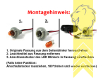 LED, schwarz, Eintragungsfrei / mit E-Prüfzeichen