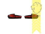LED, mit LED Blinker, dynamischer LED Blinker, schwarz, Eintragungsfrei / mit E-Prüfzeichen