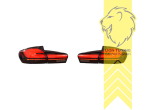 LED, mit LED Blinker, dynamischer LED Blinker, schwarz, Eintragungsfrei / mit E-Prüfzeichen