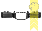 mit Emblemaufnahme, schwarz, ABS Kunststoff, Eintragungsfrei / als Ersatzteil verwendbar
