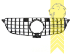 Original Mercedes Emblem wird übernommen, schwarz glänzend, ABS Kunststoff, Eintragungsfrei / als Ersatzteil verwendbar