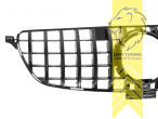 Original Mercedes Emblem wird übernommen, schwarz glänzend, ABS Kunststoff, Eintragungsfrei / als Ersatzteil verwendbar