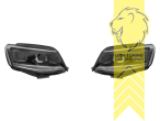 Xenon, HID, schwarz, nur passend für Fahrzeuge mit original Halogen Scheinwerfern, elektrisch verstellbar - Stellmotor integriert, Eintragungsfrei / mit E-Prüfzeichen
