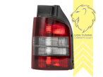 für Fahrzeuge mit Hecktüren, Halogen, rot, schwarz, Blinkerbirnen BAU15S, Eintragungsfrei / mit E-Prüfzeichen