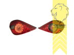 LED, schwarz, rot, Blinkerbirnen BAU15S, Eintragungsfrei / mit E-Prüfzeichen
