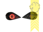 LED, schwarz, smoke, Blinkerbirnen BAU15S, Eintragungsfrei / mit E-Prüfzeichen