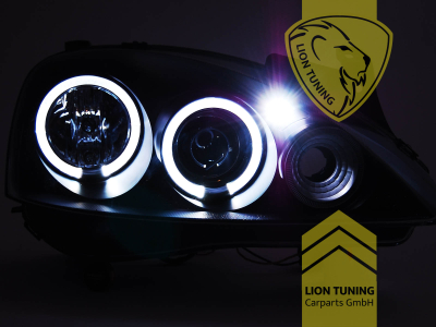 Halogen, chrom, weiß LED, Abblendlicht H1 / Fernlicht H1, Blinkerbirnen BAU15S, elekt verstellbar - Motor wird vom Original übern - nur für Valeo, Eintragungsfrei / mit E-Prüfzeichen