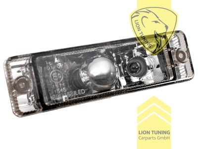 Halogen, schwarz, Golf 2 / Jetta 2 nur passend für CL Stoßstange (kleine Stoßstange, mit Standlichtfunktion, Blinkerbirnen BAU15S, Eintragungsfrei / mit E-Prüfzeichen