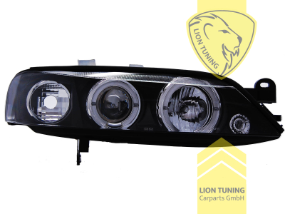 Halogen, schwarz, weiß LED, Abblendlicht H1 / Fernlicht H1, Blinkerbirnen BAU15S, elektrisch verstellbar - Stellmotor wird vom Original übernommen, Eintragungsfrei / mit E-Prüfzeichen