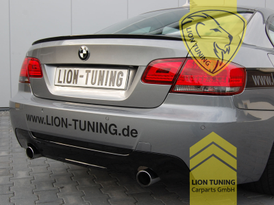 links und rechts, passend für unsere Artikelnummer 7108 und 7109, auch passend für die original E92 / E93 M-Paket Stoßstange, PP Kunststoff, schwarz - lackierfähig, Eintragungsfrei / als Ersatzteil verwendbar