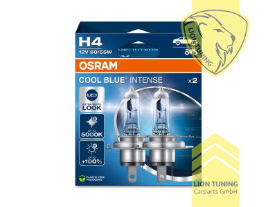 Halogen, 4500K, H4, 60W, Scheinwerfer, 12 V, Eintragungsfrei / mit E-Prüfzeichen