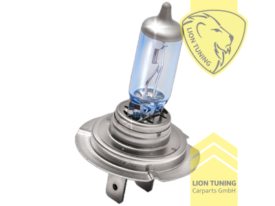 Halogen, 5000K, H7, 55W, Scheinwerfer, 12 V, Eintragungsfrei / mit E-Prüfzeichen