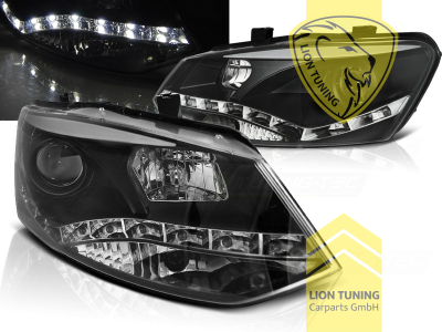 Halogen, schwarz, Abblendlicht H7 / Fernlicht H1, Blinkerbirnen BAU15S, elektrisch verstellbar - Stellmotor wird vom Original übernommen, Eintragungsfrei / mit E-Prüfzeichen, Eintragungsfrei / mit R87 Zulassung als Tagfahrlicht