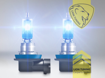 Halogen, 5000K, H11, 55W, Scheinwerfer, 12 V, Eintragungsfrei / mit E-Prüfzeichen