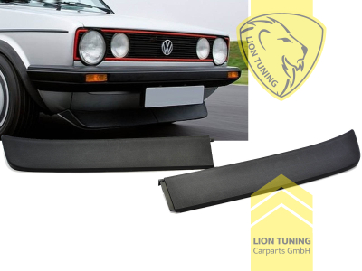 nicht passend für Golf 1 Cabrio Facelift mit Karmann Stoßstange, PP Kunststoff, schwarz mit Struktur - wie original, Eintragungsfrei / als Ersatzteil verwendbar