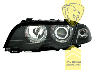 Halogen, schwarz, weiß CCFL, Abblendlicht H7 / Fernlicht H7, Blinkerbirnen BAU15S, elektrisch verstellbar - Stellmotor integriert, Nicht für Fahrzeuge mit PDC vorne geeignet, Eintragungsfrei / mit E-Prüfzeichen
